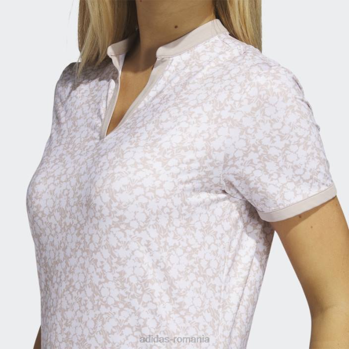 Adidas ultimate365 golf polo alb fashion femei taupe/alb 2JBN10180