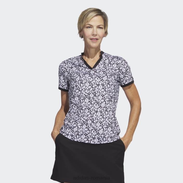 Adidas ultimate365 golf polo negru adidas femei alb negru 2JBN10002