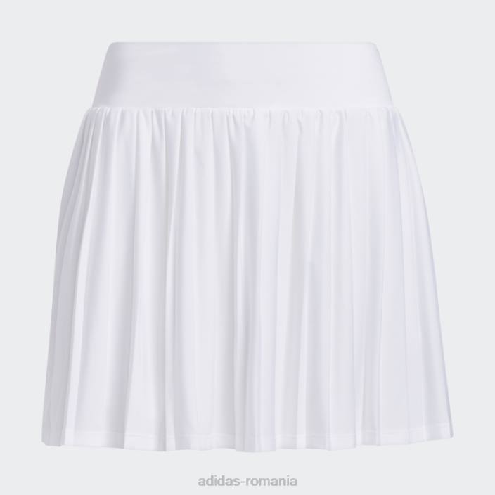 Adidas ultimate365 tour fustă de golf plisată de 15 inci, albă femei alb 2JBN16910