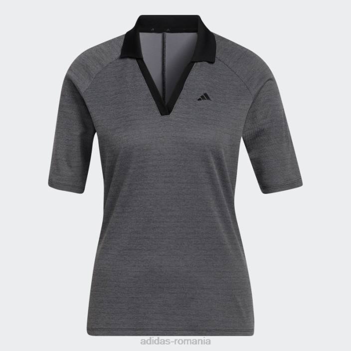 Adidas ultimate365 tour neprezentare tricou polo de golf cu jumătate de mânecă, negru femei negru 2JBN9769