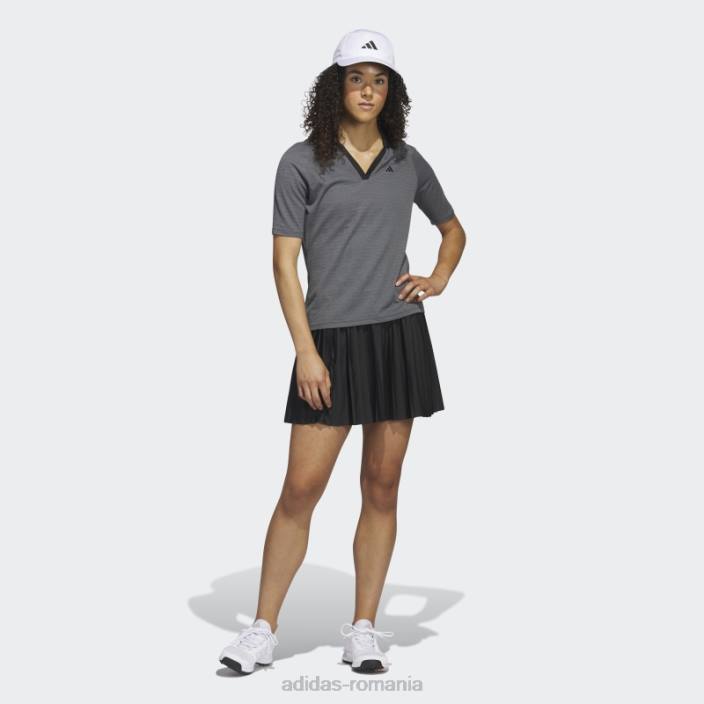 Adidas ultimate365 tour neprezentare tricou polo de golf cu jumătate de mânecă, negru femei negru 2JBN9769