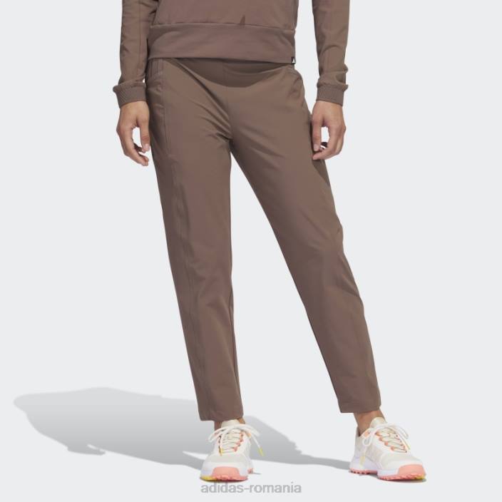Adidas ultimate365 tour pantaloni de golf cu tragere la glezna pământ femei Pământ 2JBN16807