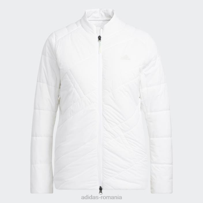 Adidas vânt.rdy jachetă căptușită cu mânecă lungă albă femei alb 2JBN9914