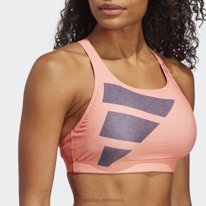 Adidas baruri mari bikini coral femei coral/marine/alb 2JBN9710