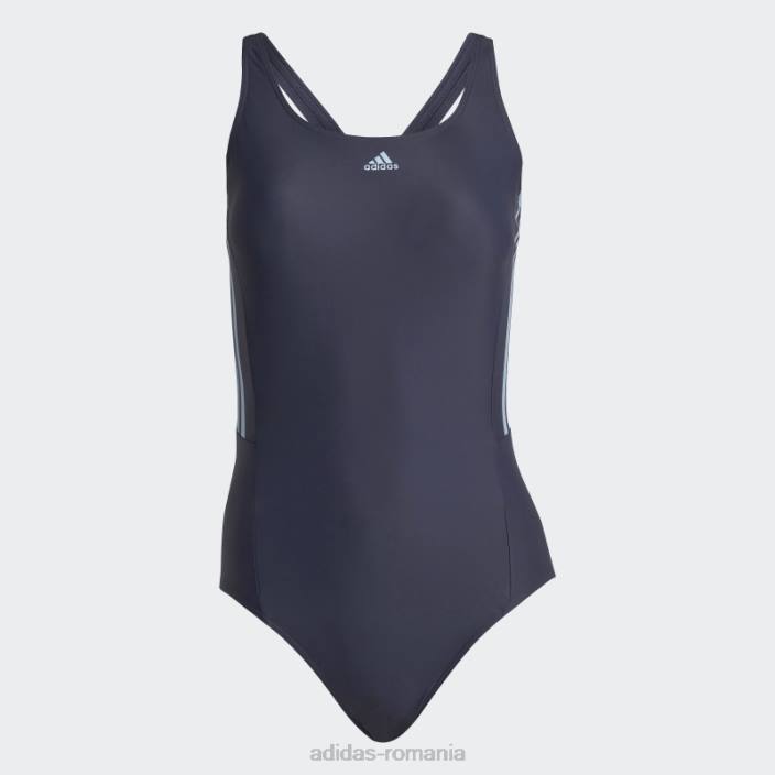 Adidas costum de baie mid 3 dungi bleumarin adidas femei zori bleumarin/albastru 2JBN16908