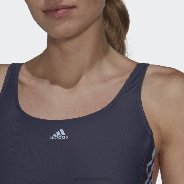 Adidas costum de baie mid 3 dungi bleumarin adidas femei zori bleumarin/albastru 2JBN16908