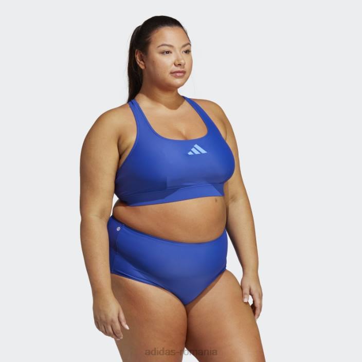 Adidas top de bikini sport albastru (mărime plus) femei albastru 2JBN16678