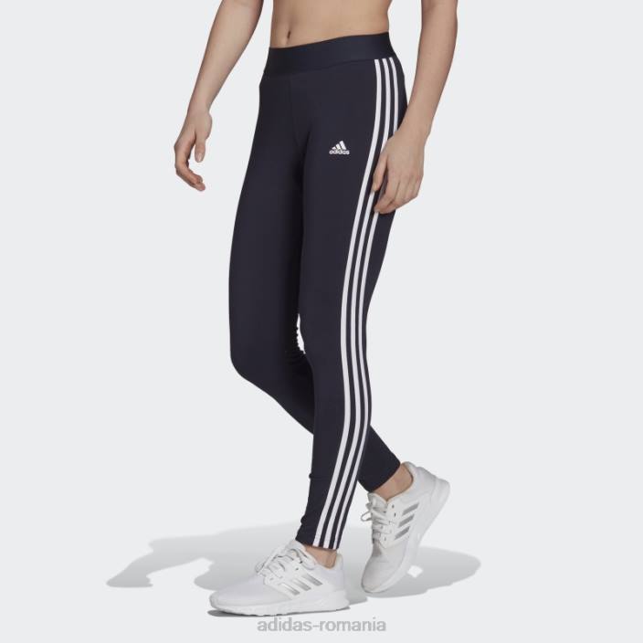Adidas Tuș pentru jambiere 3 dungi femei cerneală/alb 2JBN2797
