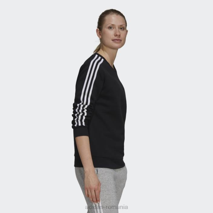 Adidas hanorac fleece cu 3 dungi negru adidas femei alb negru 2JBN2994