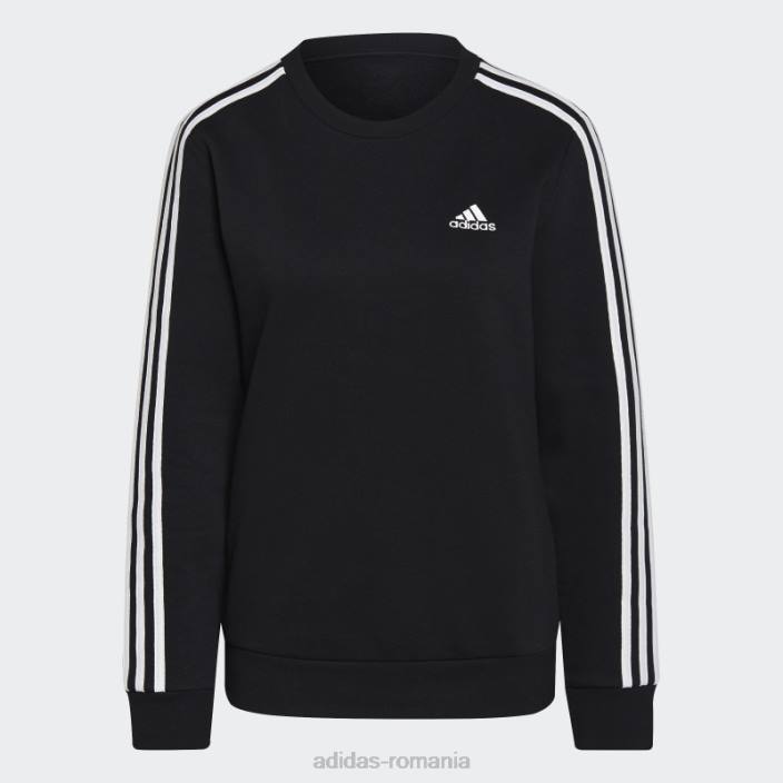 Adidas hanorac fleece cu 3 dungi negru adidas femei alb negru 2JBN2994