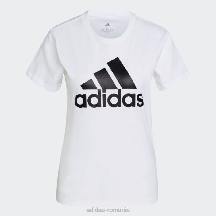 Adidas tricou cu logo essentials negru elegant femei alb negru 2JBN2715