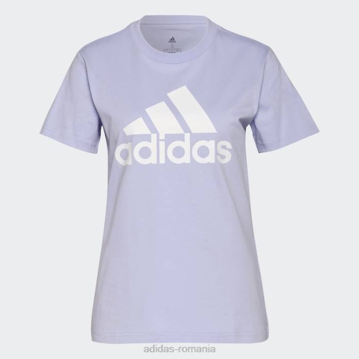Adidas tricou cu logo violet tone essentials femei ton violet/alb 2JBN3701