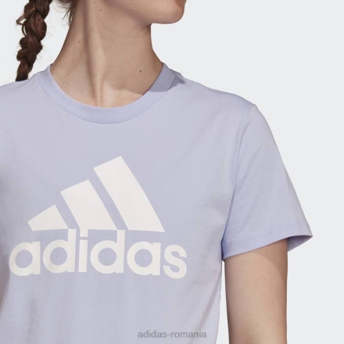 Adidas tricou cu logo violet tone essentials femei ton violet/alb 2JBN3701