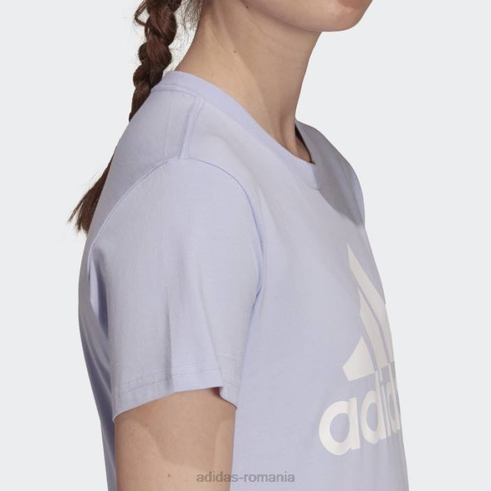 Adidas tricou cu logo violet tone essentials femei ton violet/alb 2JBN3701