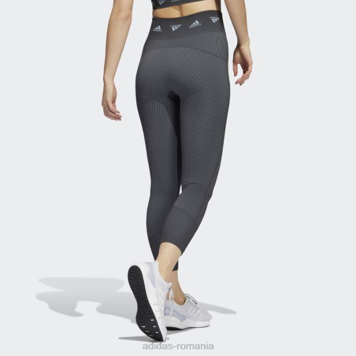 Adidas Aeroknit antrenament 7/8 jambiere gri femei gri/carbon 2JBN2810