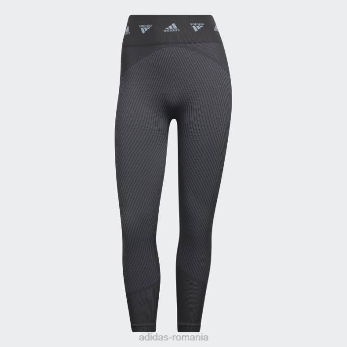 Adidas Aeroknit antrenament 7/8 jambiere gri femei gri/carbon 2JBN2810