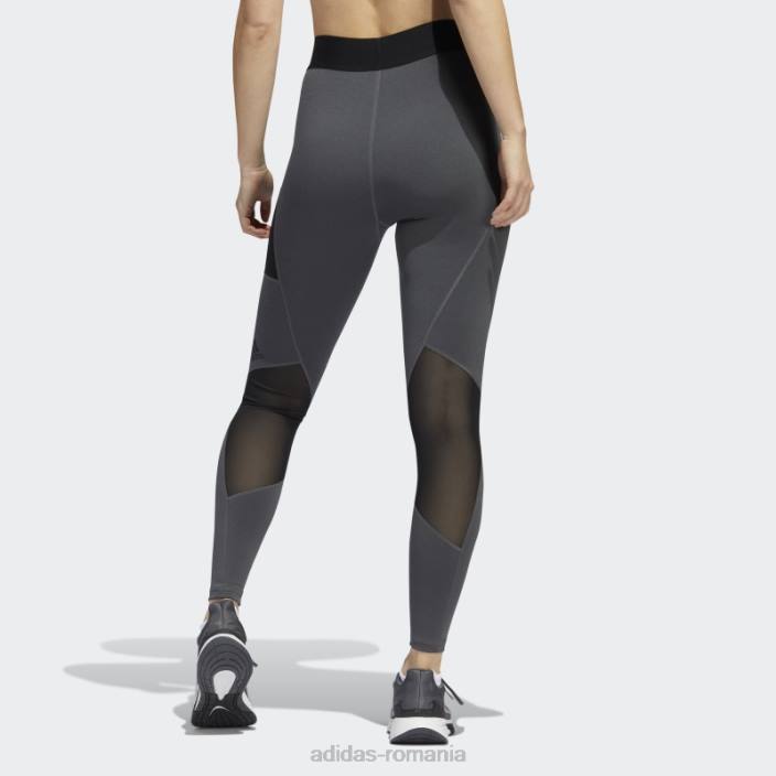 Adidas Colanti 7/8 techfit rezistenti la perioada gri inchis, negru femei erica gri închis 2JBN3056