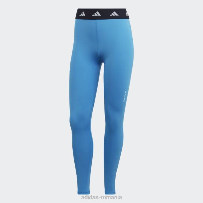 Adidas Jambiere techfit 7/8 albastre femei cerneală albastră 2JBN3013