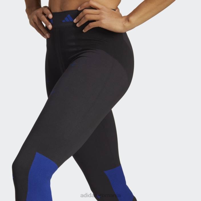 Adidas Leggings negri fără sudură techfit recharge femei negru 2JBN16831