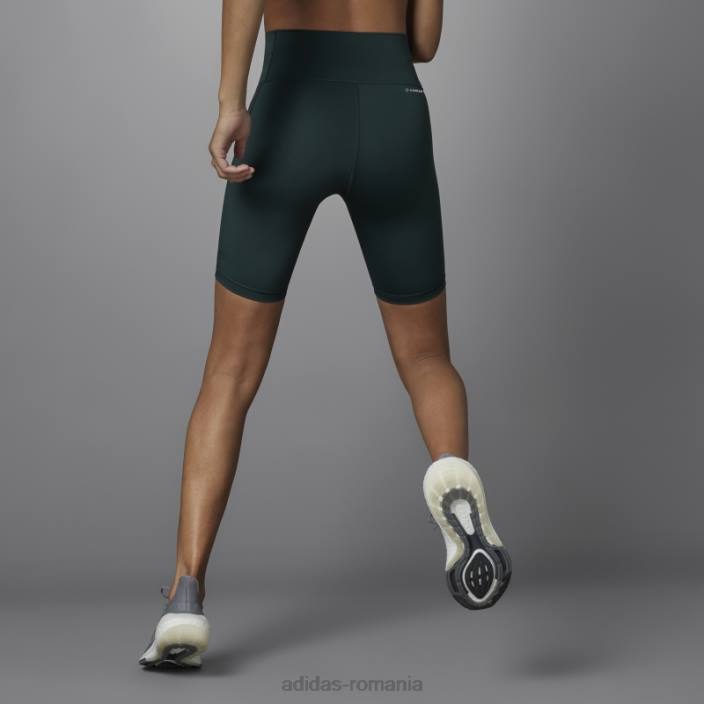 Adidas Leggings pentru biciclete optime trainicons cu 3 dungi verzi adidas femei verde 2JBN3132