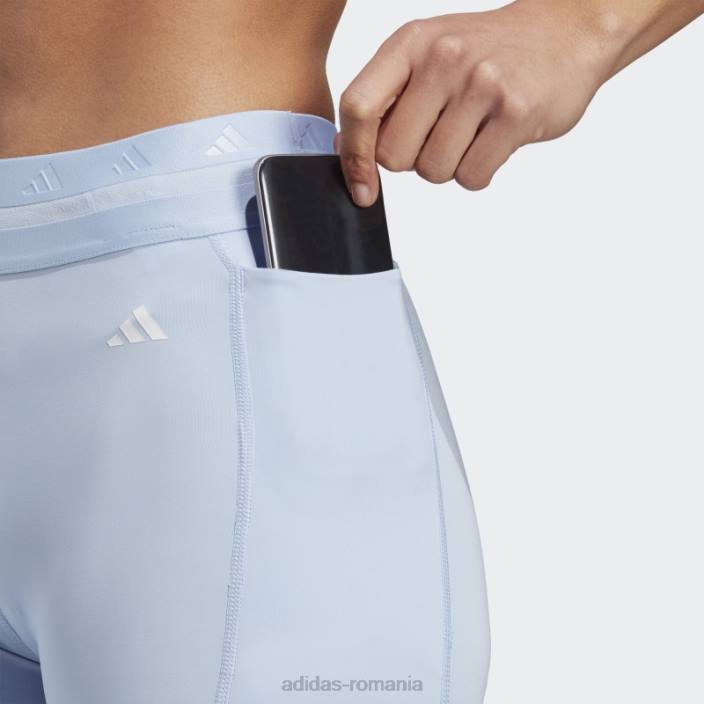 Adidas Leggings techfit hyperglam 7/8 albastru zori femei zori albastre 2JBN17468