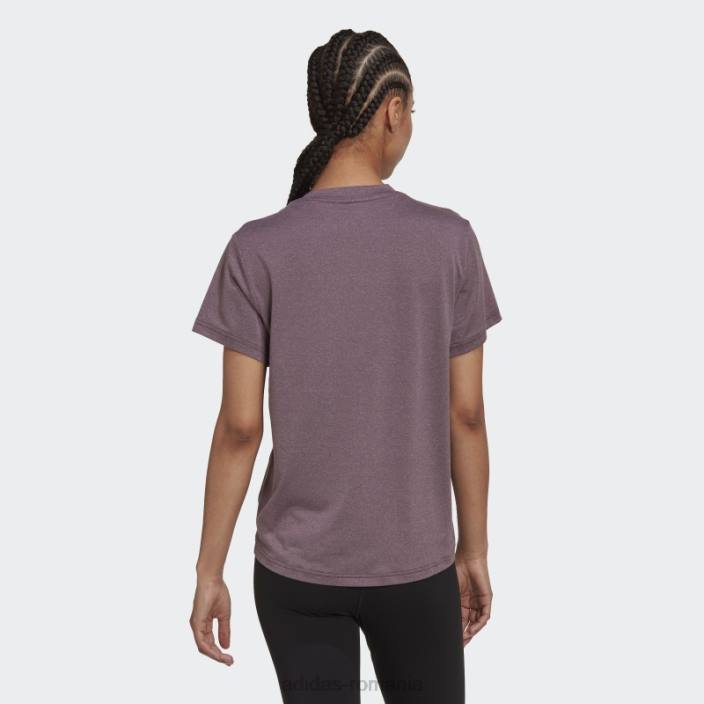 Adidas Maroon aeroready făcut pentru antrenament tricou minim femei maro 2JBN10433
