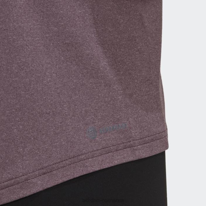 Adidas Maroon aeroready făcut pentru antrenament tricou minim femei maro 2JBN10433