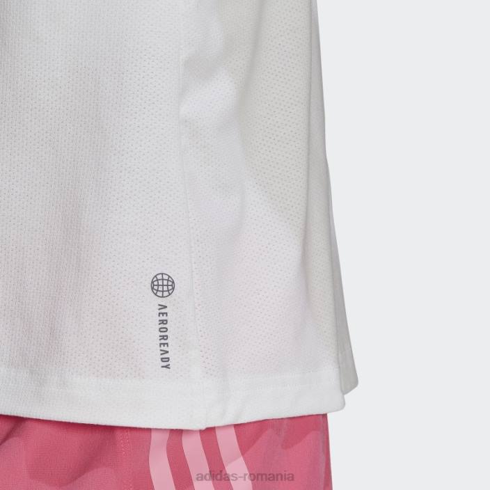 Adidas Tren icons 3 bar logo tank top alb femei alb 2JBN9397