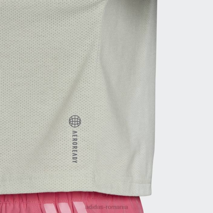 Adidas Tricou cu logo-ul cu 3 bare cu icoane trenuri verzi femei verde 2JBN9466