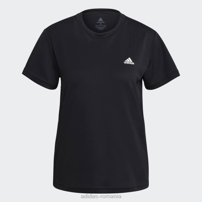 Adidas aeroready conceput pentru a muta sport tricou negru femei alb negru 2JBN10238