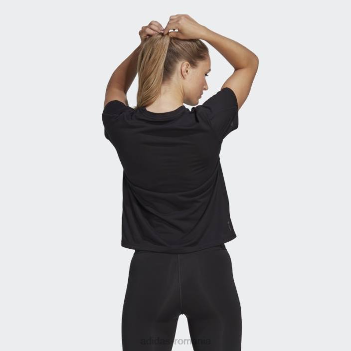 Adidas aeroready train essentials branding minimal tricou negru adidas femei negru 2JBN2430