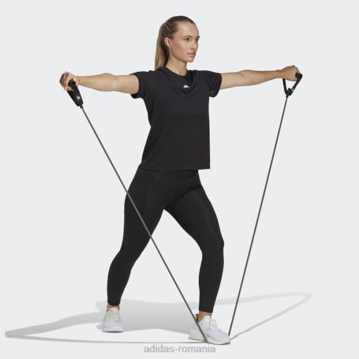 Adidas aeroready train essentials branding minimal tricou negru adidas femei negru 2JBN2430