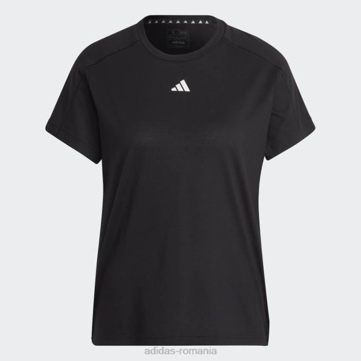 Adidas aeroready train essentials branding minimal tricou negru adidas femei negru 2JBN2430