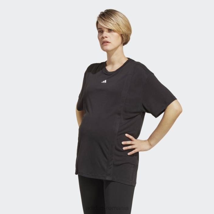 Adidas aeroready train essentials tricou pentru alaptare (maternitate) alb moda femei alb negru 2JBN9518