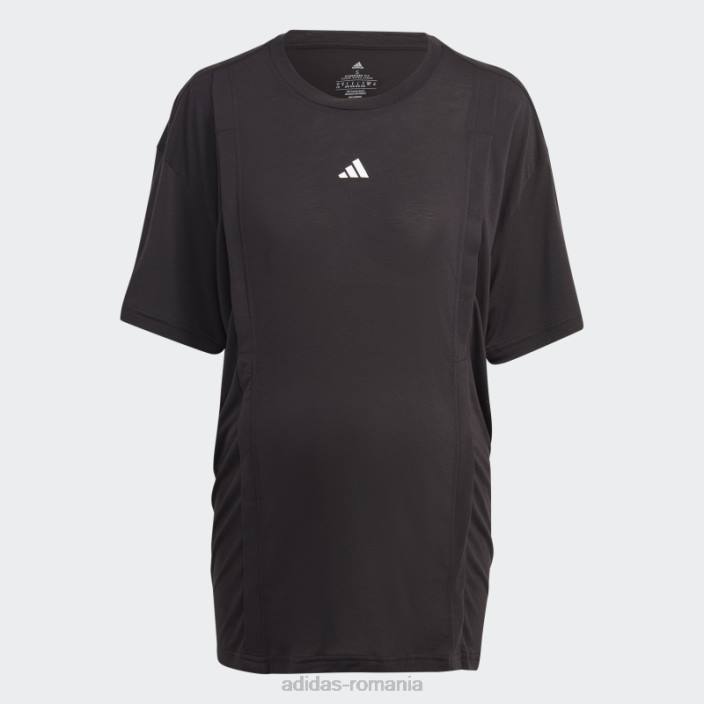 Adidas aeroready train essentials tricou pentru alaptare (maternitate) alb moda femei alb negru 2JBN9518