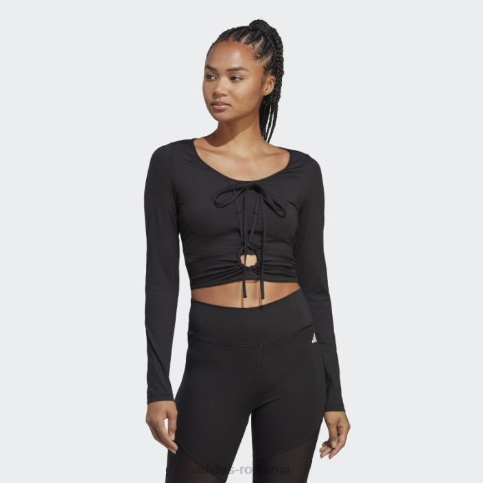 Adidas antrenament dance top cu maneca lunga negru adidas femei negru 2JBN17370