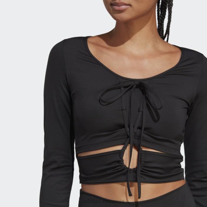 Adidas antrenament dance top cu maneca lunga negru adidas femei negru 2JBN17370
