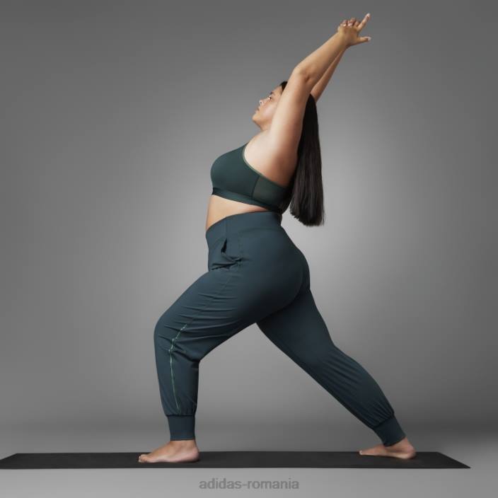 Adidas authentic balance yoga sutien mediu susținere (plus mărime) verde femei verde 2JBN10807