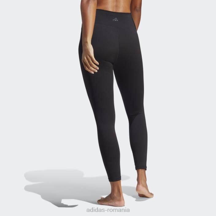 Adidas black yoga studio lux 7/8 jambiere fashion femei negru 2JBN9137