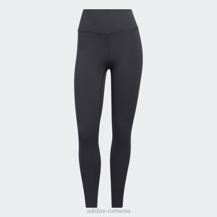 Adidas carbon yoga luxe studio 7/8 jambiere fashion femei carbon 2JBN9295