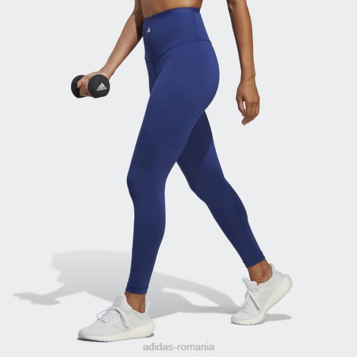 Adidas club sportiv cu talie înaltă 7/8 jambiere albastru victorie femei albastru victorie 2JBN2342