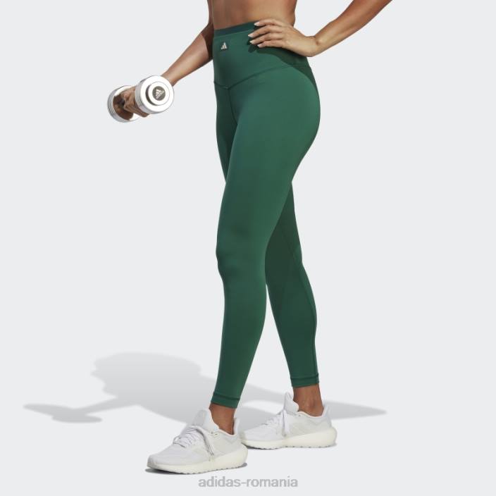 Adidas club sportiv cu talie înaltă 7/8 jambiere verde adidas femei verde 2JBN10128