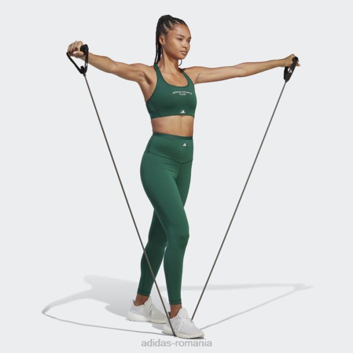 Adidas club sportiv cu talie înaltă 7/8 jambiere verde adidas femei verde 2JBN10128