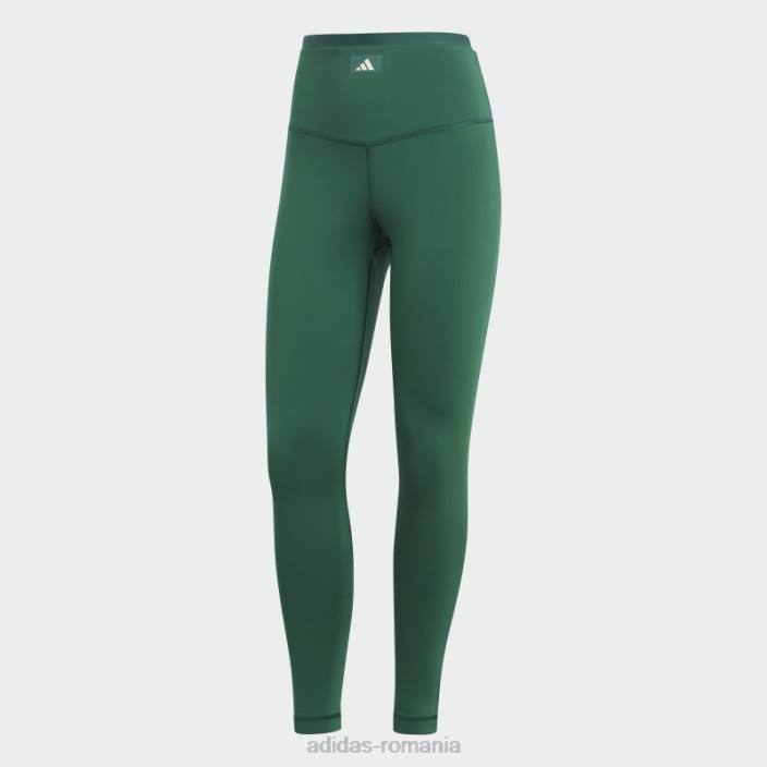 Adidas club sportiv cu talie înaltă 7/8 jambiere verde adidas femei verde 2JBN10128