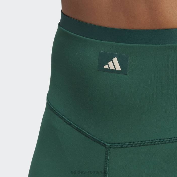 Adidas club sportiv cu talie înaltă 7/8 jambiere verde adidas femei verde 2JBN10128