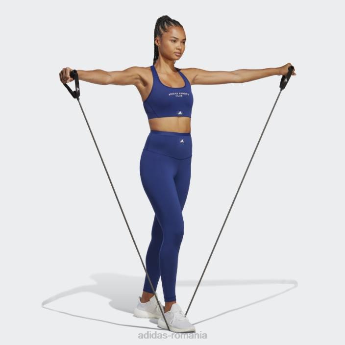 Adidas club sportiv sutien mediu susținere albastru victorie femei albastru victorie 2JBN2251