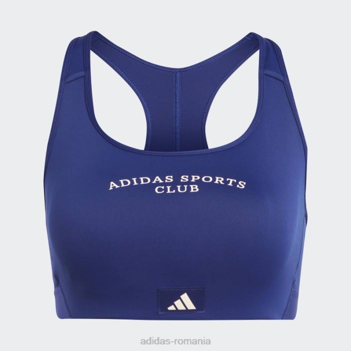 Adidas club sportiv sutien mediu susținere albastru victorie femei albastru victorie 2JBN2251