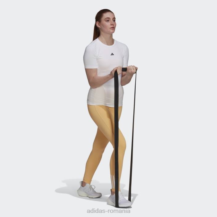 Adidas colanți cu talie înaltă de antrenament hyperglam aeroready chihlimbar femei chihlimbar 2JBN3157