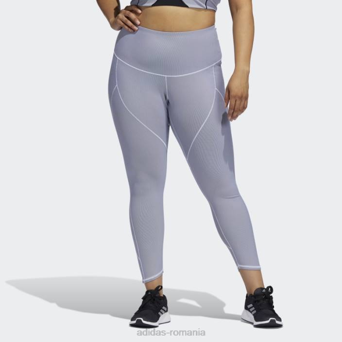Adidas colanți negri yoga primeblue 7/8 (plus mărime) femei negru 2JBN10600