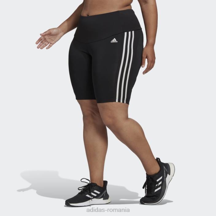 Adidas colanți scurti sport cu talie înaltă proiectați negru (plus mărime) adidas femei alb negru 2JBN10647